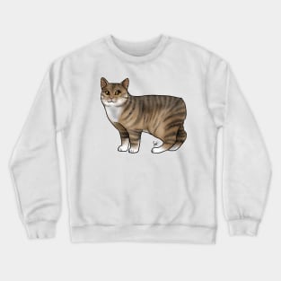 Cat - Manx - Tabby Crewneck Sweatshirt